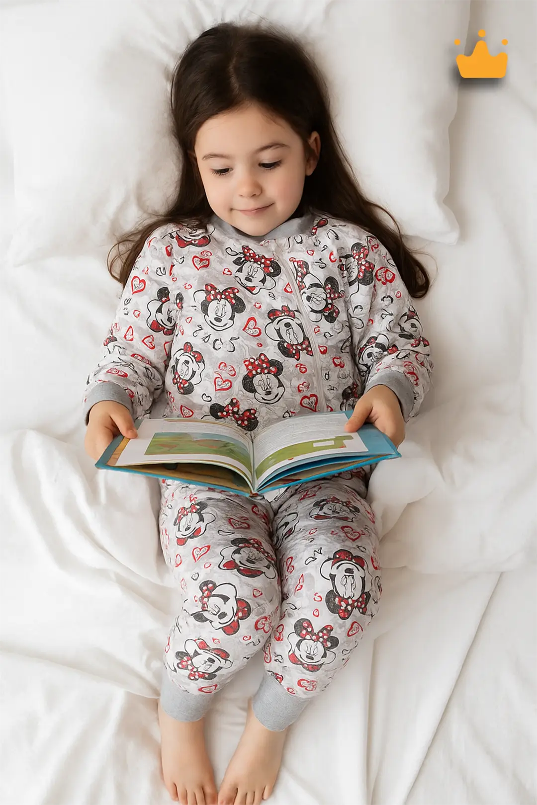 2.5 Tog Yorgan Gerektirmeyen Kalın Elyaf Dolgulu Çocuk Uyku Tulumu Pamuk Astarlı Unisex 6020 - Bordo